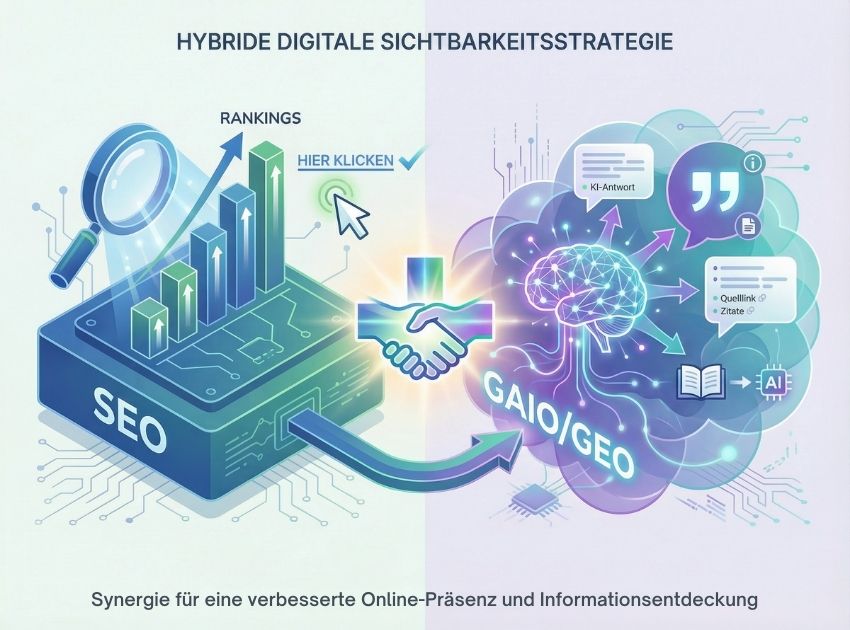 Bild: Kurzfassung SEO vs. GAIO/GEO